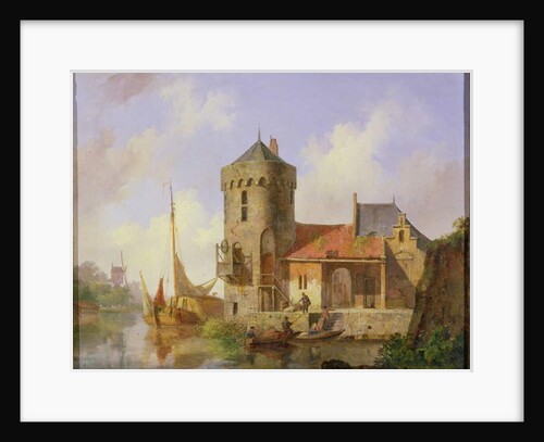 On the Rhine by Cornelius Springer