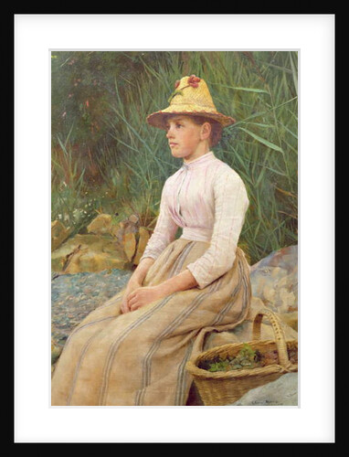 Seated Lady by Edwin Harris