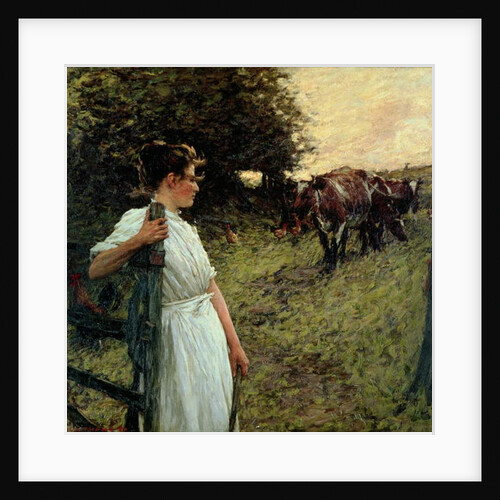 The Farmer's Daughter, 1890s by Henry Herbert La Thangue