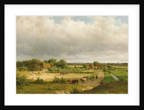 Extensive Dutch Landscape by Willem Vester