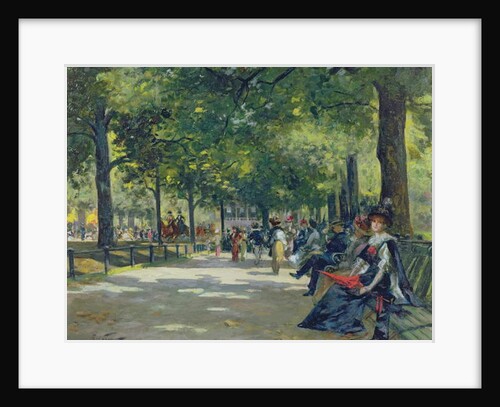 Hyde Park, London by Count Girolamo Pieri Nerli