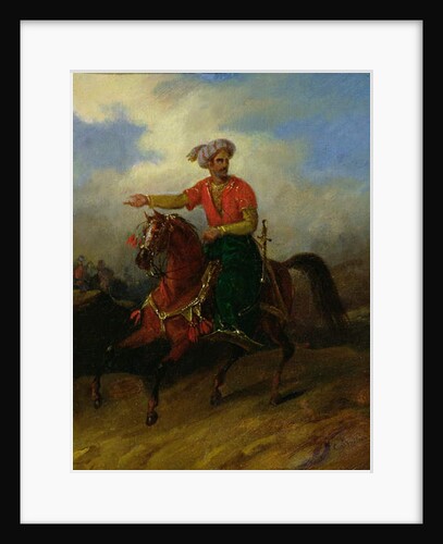 An Ottoman on Horseback by Charles Bellier