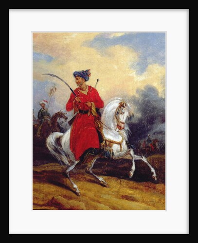 An Ottoman on Horseback by Charles Bellier