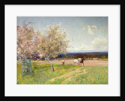Springtime Ploughing, c.1900 by Alfred East
