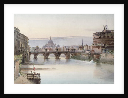 View of Rome, 1860 by I. Martin