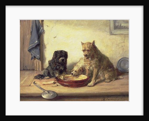 Bone of Contention, 1878 by Charles van den Eycken