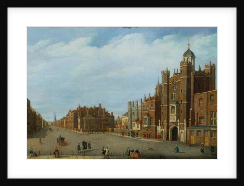 View of St. James's Palace and Pall Mall, c.1770 by William James