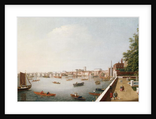 View of the River Thames from the Adelphi Terrace by William James