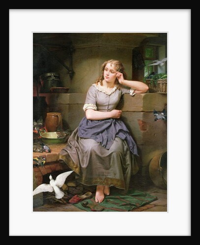 Cinderella and the Birds, 1868 by English School