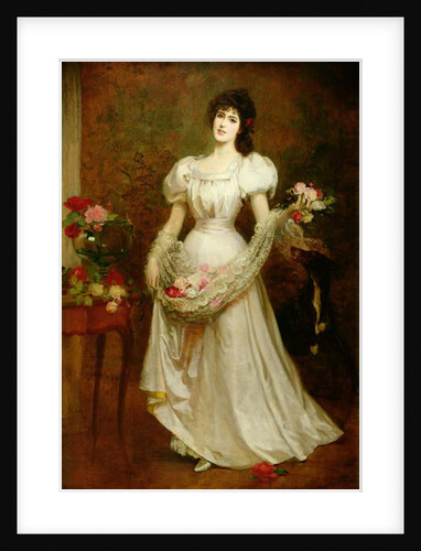 Portrait of a woman and her greyhound, c.1870 by English School