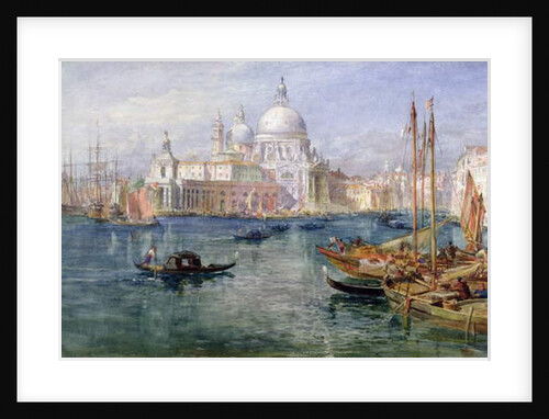 St. Maria della Salute, Venice by Edward Angelo Goodall