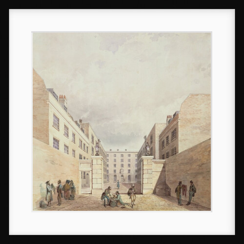 View of the East India Company's warehouses from Cutler Street, 1836 by Frederick Nash