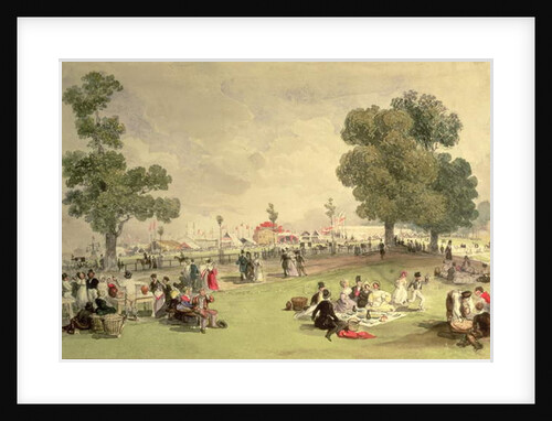 Hyde Park, view of the Coronation Fair, June 28, 1838 by English School