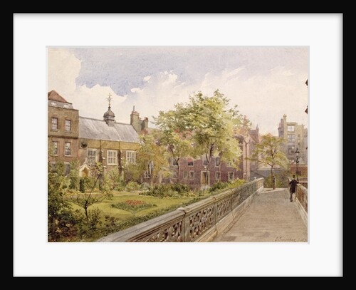Staple Inn Hall from the Garden, 1882 by John Crowther