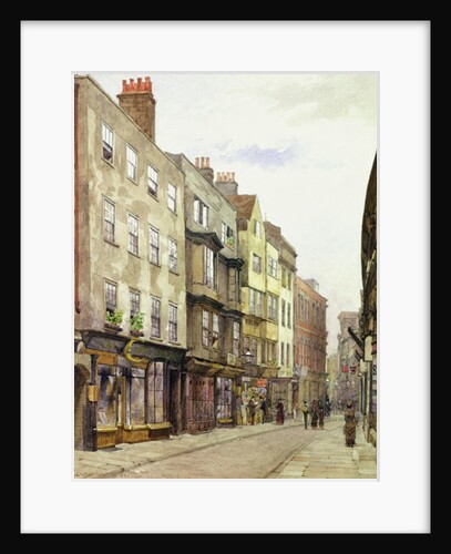 Holywell Street Looking West, 1882 by John Crowther