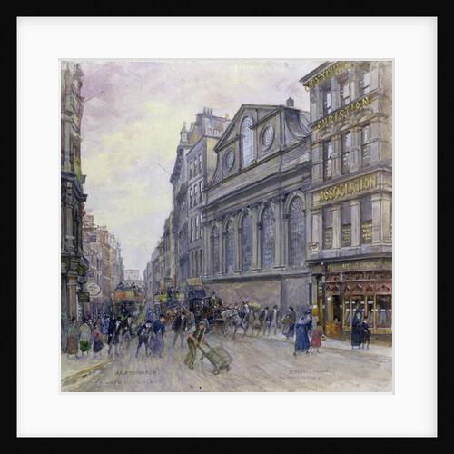 St. Peter's Cornhill and Gracechurch Street, London, 1900 by Henry Edward Tidmarsh