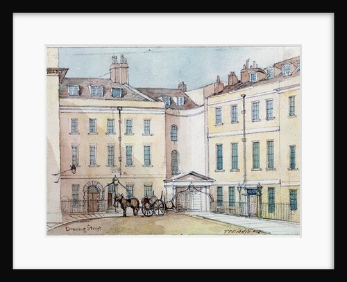 Downing Street, 1851 by Thomas Colman Dibdin