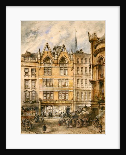 View of Gracechurch Street, 1882 by Thomas Colman Dibdin