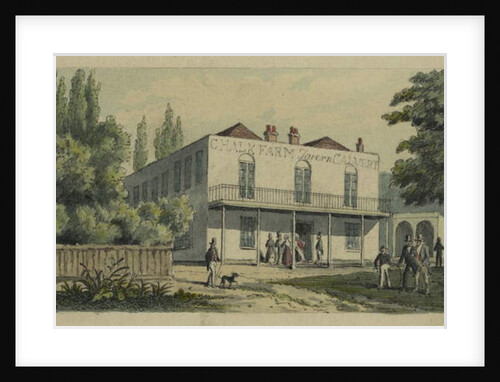 Chalk Farm, St Pancras, c.1850 by English School