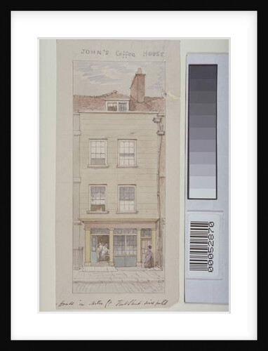 View of Mitre Court, Fleet Street, showing John's Coffee House, c.1850 by James Findlay