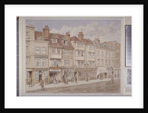 View of no.s 140-156 on the west side of Borough High Street, 1888 by J. Appleton