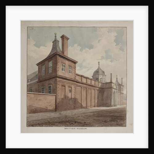 View of the British Museum, Holborn, c.1807 by Frederick Nash