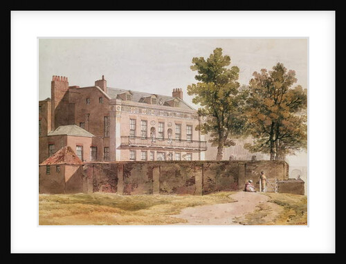 View of Grosvenor House at Millbank, 1809 by George Shepherd