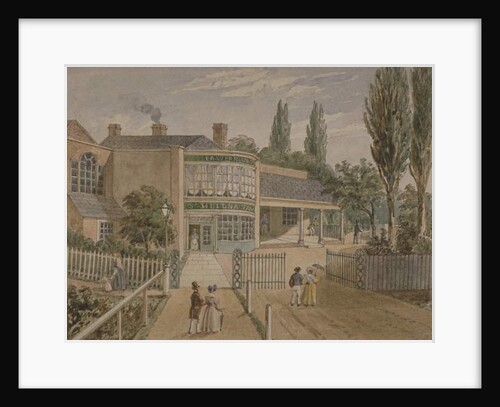 St Helena tea-gardens, Lower Road, Rotherhithe, c.1860 by English School