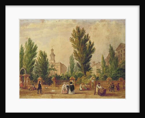 The Danish Church in Wellclose Square, London by English School
