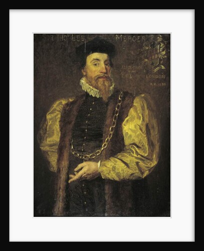 Sir Thomas Leigh, 1558 by English School
