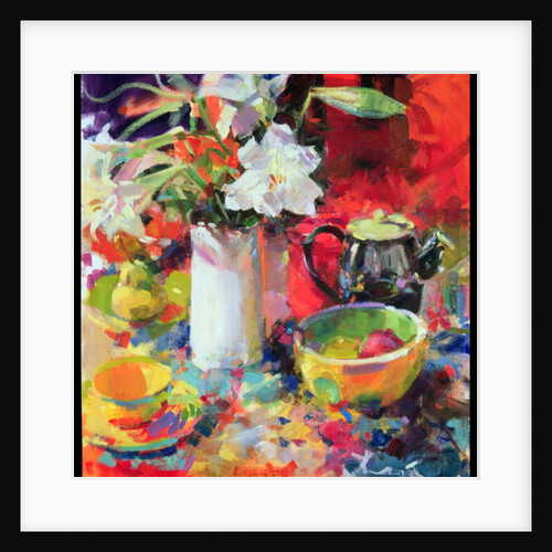 Lilies in Summer, 2000 by Peter Graham