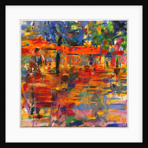 Falling Leaves, Paris by Peter Graham