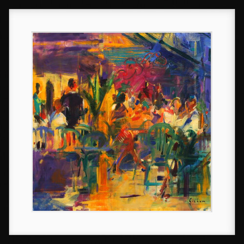 Cafe de la Place, St Paul de Vence by Peter Graham