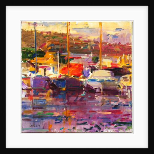 Blue Boat, St Tropez by Peter Graham