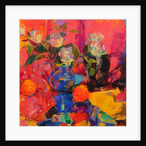 Blue and Rose by Peter Graham