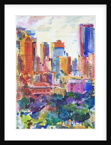 Central Park West, 2011 by Peter Graham