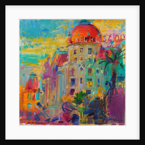 Promenade des Anglais, Sunset, 2023 by Peter Graham