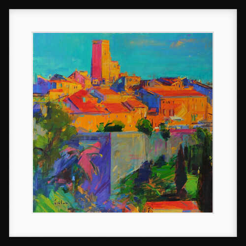 Saint-Paul de Vence, Golden Light, 2022 by Peter Graham