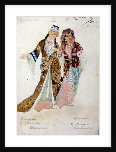 Costumes for the Women of the Harem by Anonymous