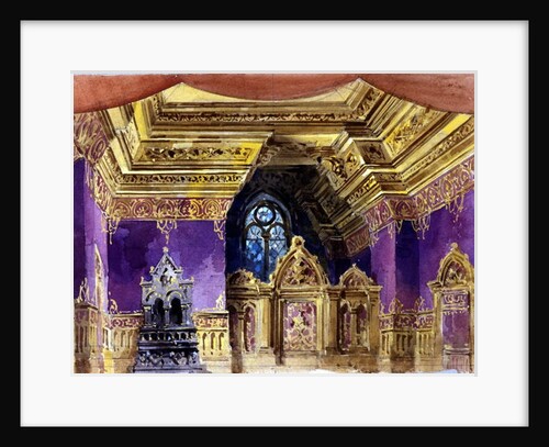 Set design for the opera 'Lucrezia Borgia' by Gaetano Donizetti, Milan, 1833 by Italian School