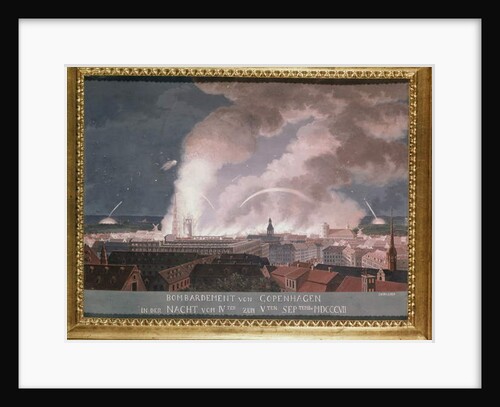 The Second Battle of Copenhagen 1807 by Danish School