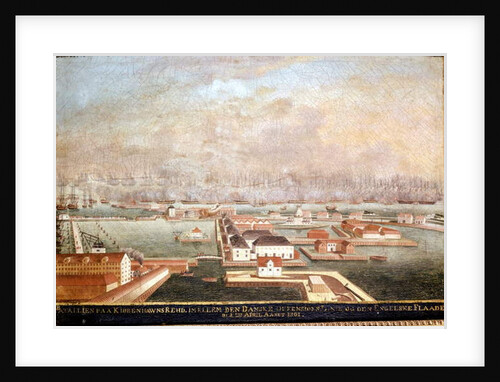 Battle of Copenhagen, 1801 by Danish School