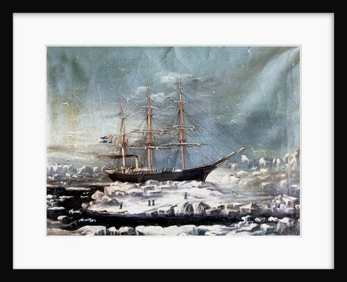 The Ship of the Finnish Explorer, Nils Adolf Erik, Baron Nordenskjold, c.1880 by Danish School