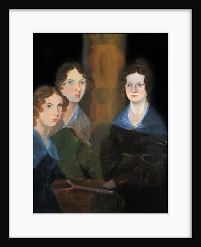 Portrait of the three Bronte sisters by Patrick Branwell Bronte