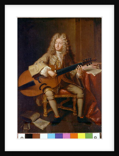 Portrait of Marin Marais by Andre Bouys