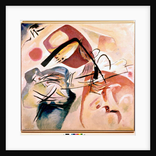 With the black bow by Wassily Kandinsky