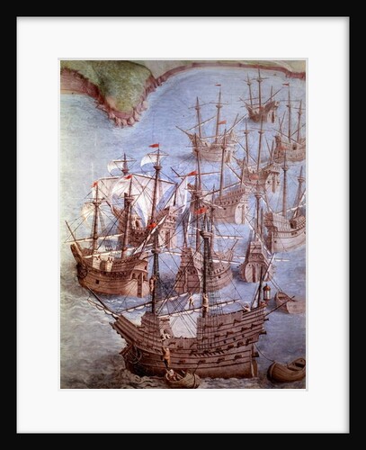 The Expedition to the Isle of Terceira, 1582 by Spanish School