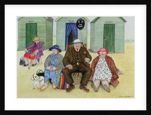Three on a Beach by Gillian Lawson