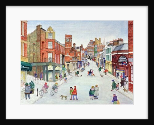 Heath Street, Hampstead by Gillian Lawson