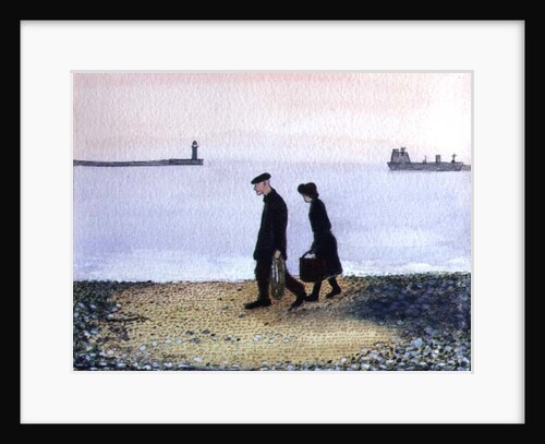 Evening Tide, Cornwall, 1982 by Gillian Lawson